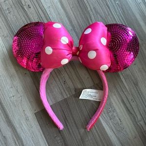 Disney Parks pink sequins ears